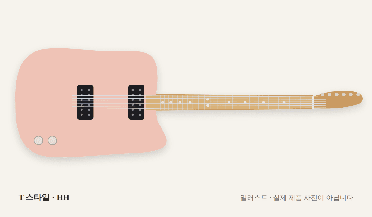 코로나 모던플러스 T 텔레캐스터 사진